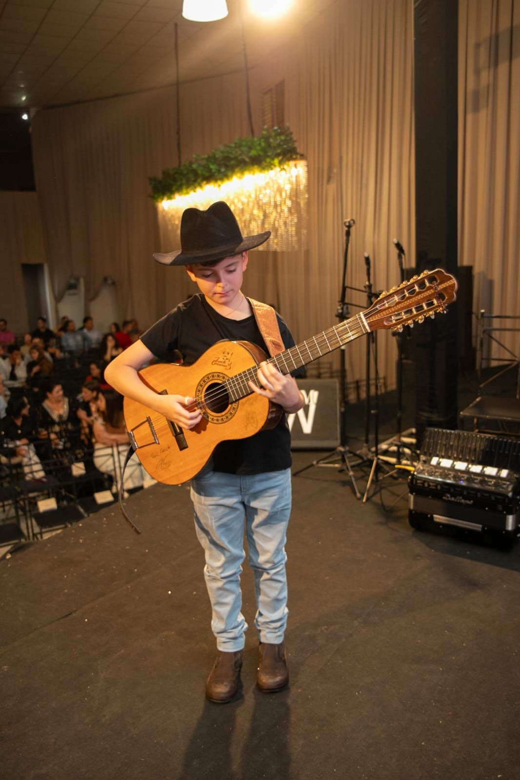 Pietro Violla no palco